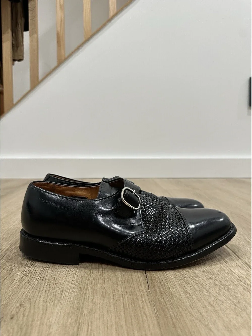 Allen Edmonds TULANE Monkstrap 8.5D Black